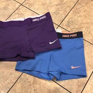 Nike pro shorts